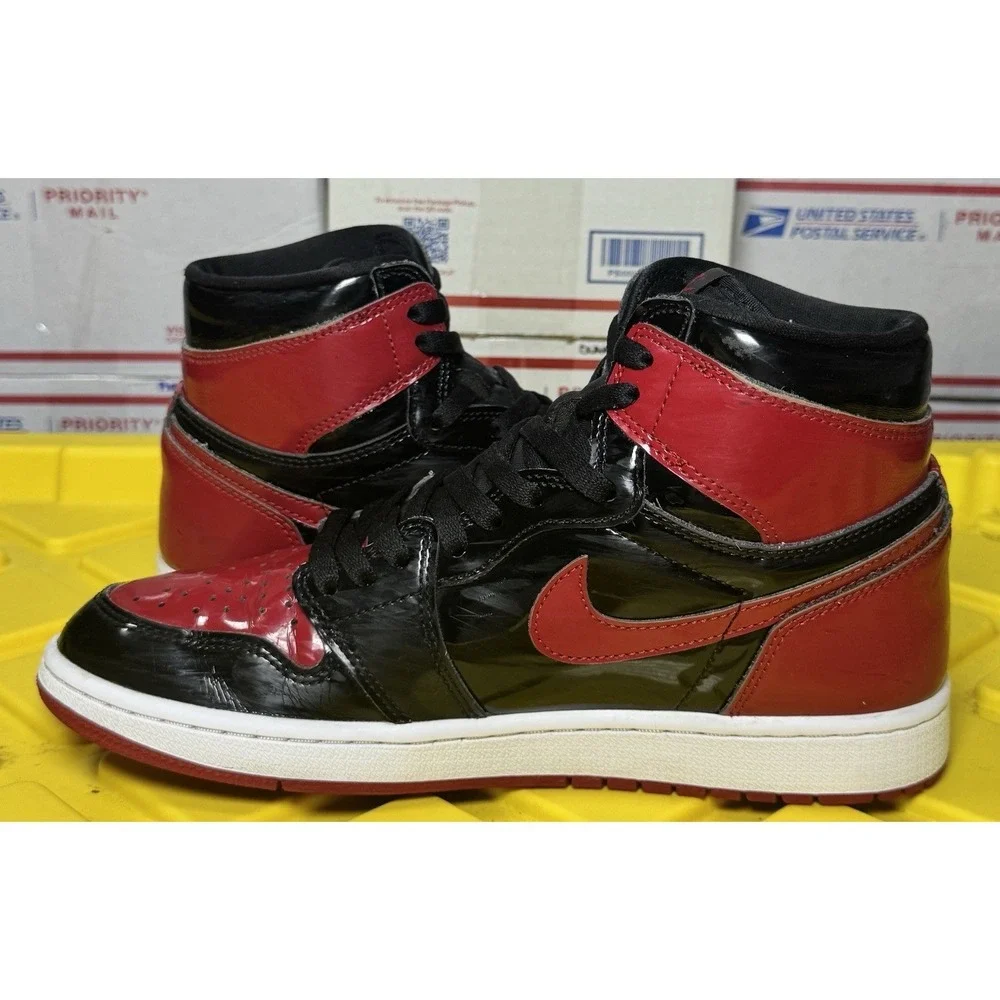 Size 9 - Jordan 1 Retro OG High Patent Bred